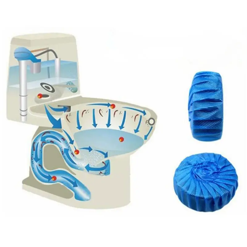 1 шт средство для унитаза без примесей дезодорант автоматический промывной синие