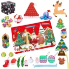 Новинка, фиджет-игрушка, набор антистрессового антистресса для детей, Рождественский фиджет-пакет для взрослых, сенсорные сжимаемые подарки, Прямая поставка