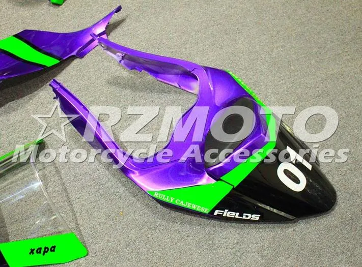 

High quality New ABS Motorcycle Fairing Kit fit for Kawasaki Ninja ZX6R 636 2013 2014 2015 2016 2017 custom Purple Green