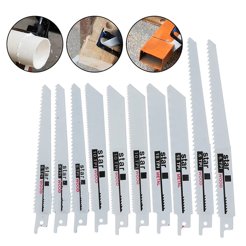 

Лезвия для резки по металлу и дереву, 10 шт./компл., 6/8 дюймов