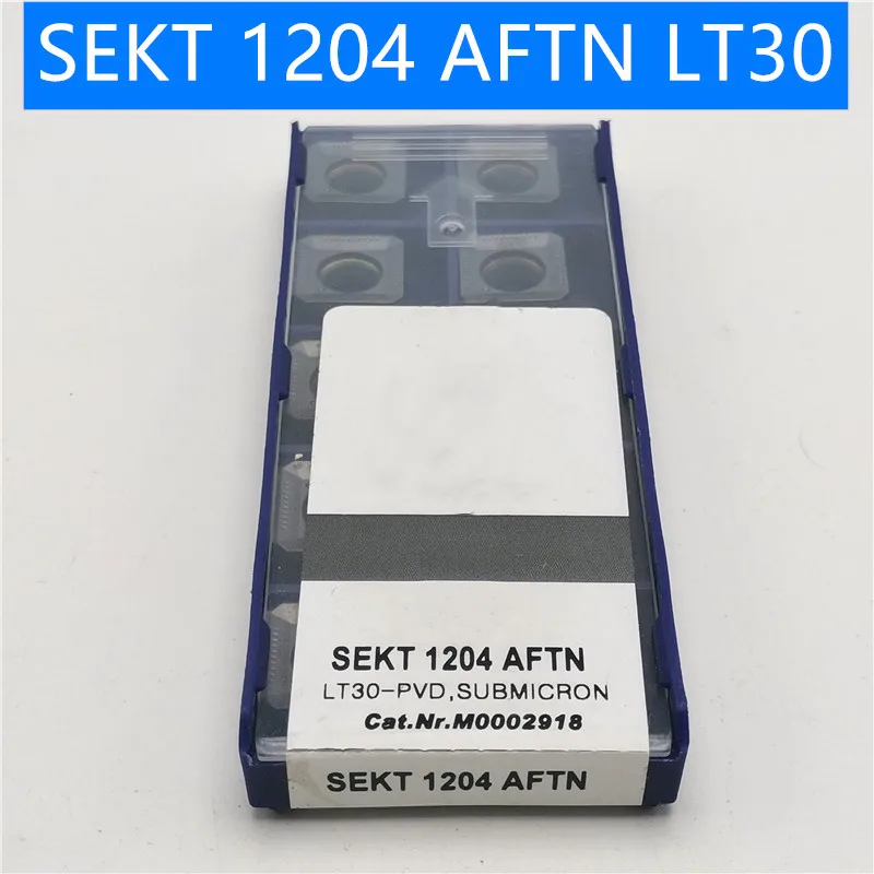 SEKT1204 AFTN LT30 поворотные твердосплавные вставки инструмент токарный фреза режущий инструмент для ЧПУ слот Режущий конец фреза SEKT 1204