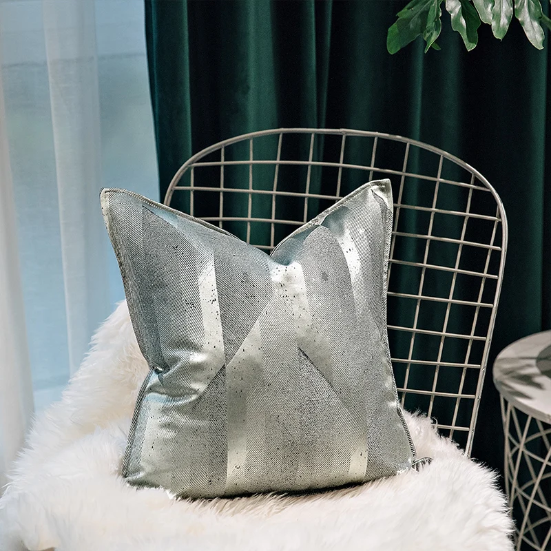 Наволочка DUNXDECO декоративная наволочка для подушки современный простой