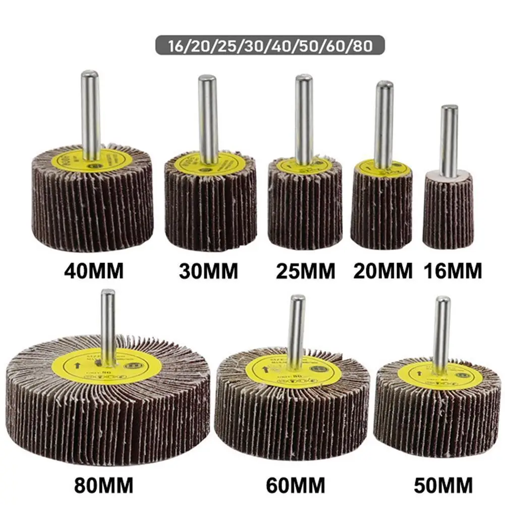 

Шлифовальный круг 16-80 мм, абразивный шлифовальный круг, аксессуары, инструменты для дрели, хвостовик 6 мм