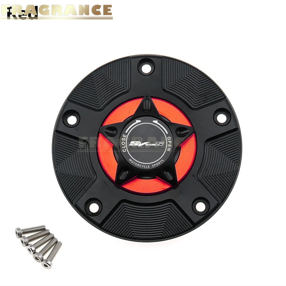 

SV 650S Gas Fuel Tank Cap for Suzuki SV650S SV650 S 2003-2013 Motorcycle CNC Quick Release Cover