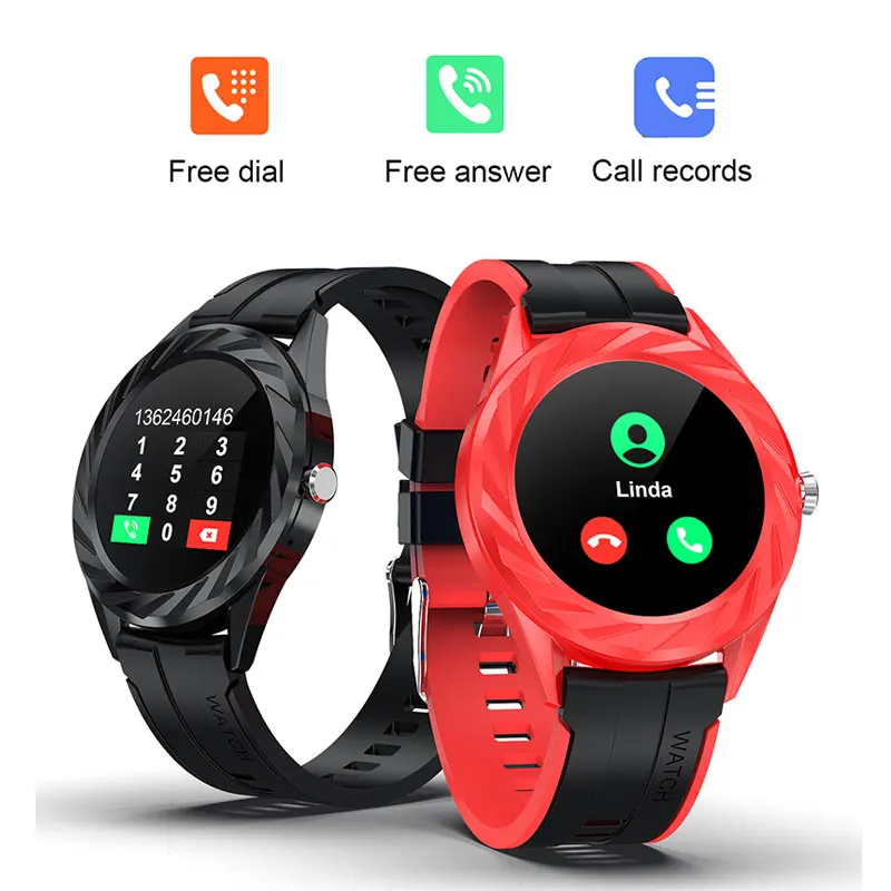Men & women square smart waterproof sports phone watch heart rate meter pedometer blood pressure Bluetooth Android bracelet