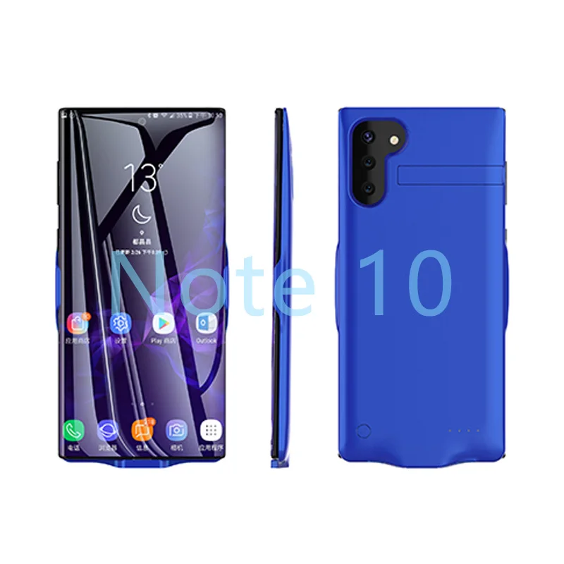 Чехол для зарядки, зарядное устройство, чехол для samsung Note 10, чехол для батареи для samsung Galaxy Note 10 Plus, внешний аккумулятор, чехол аккум