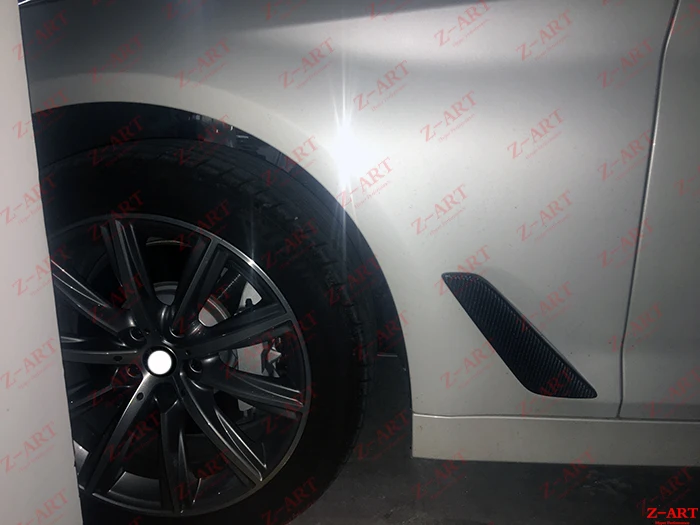 2017 Z ART для G30 углеродное волокно боковые вентиляционные отверстия сбоку сплиттер