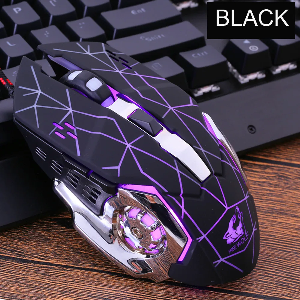 

Wired Mouse Silent Computer Mouse Gamer LED Light 4000DPI Optical Usb Ergonomic Pro Gamer Gaming Mice For Laptop PC