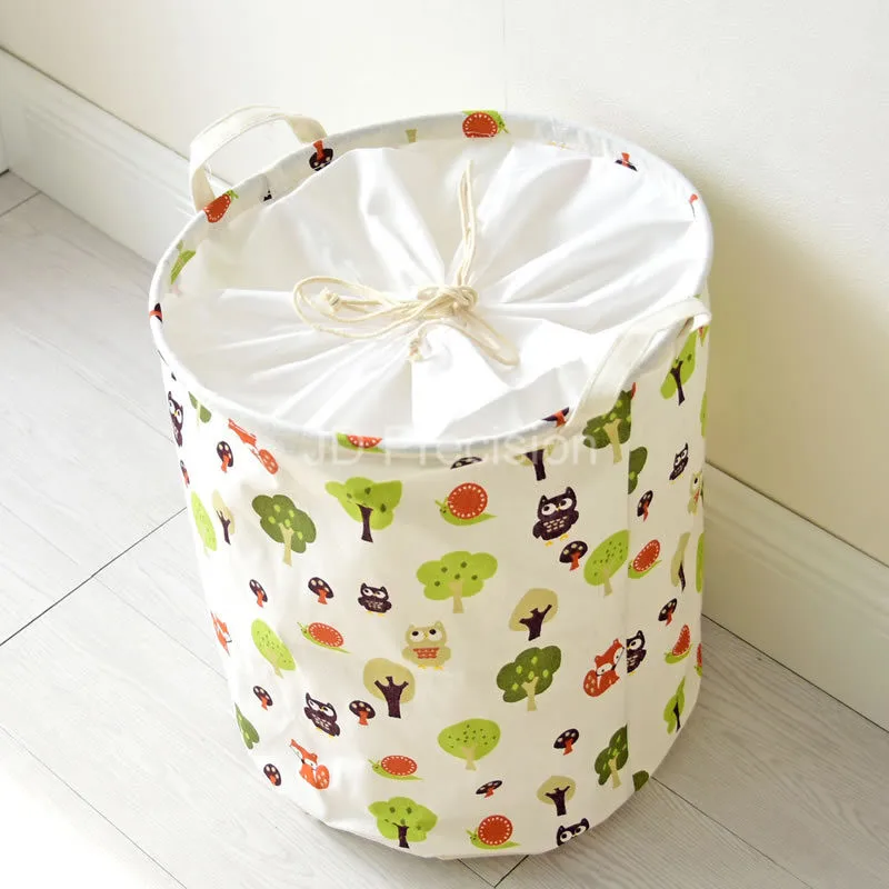 

Home Sundries Basket Kids Toys Storage Basket Large Capacity Laundry Hamper Dirty Clothes Basket Barrel Foldable Laundry Basket