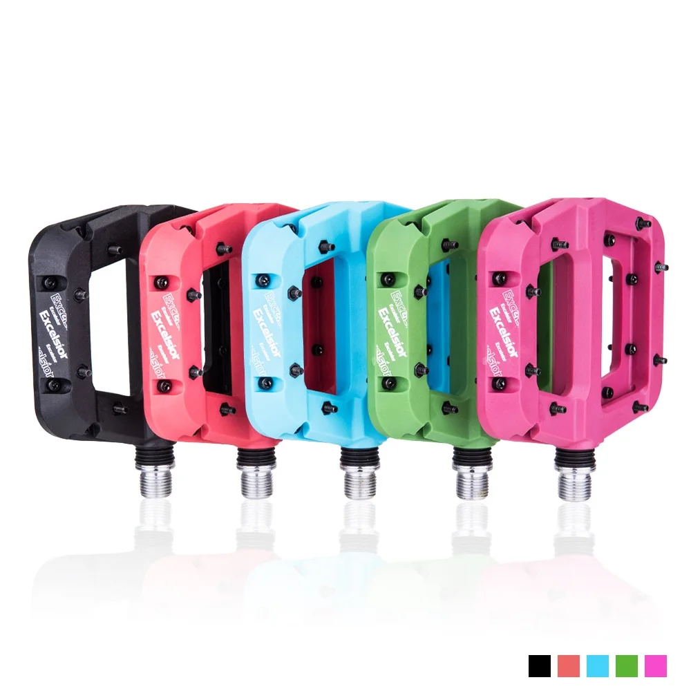 

MTB Bike Pedal Nylon 2 Bearing Composite 9/16 Mountain High-Strength Non-Slip Bicycle Pedals Surface For Road BMX MT -40