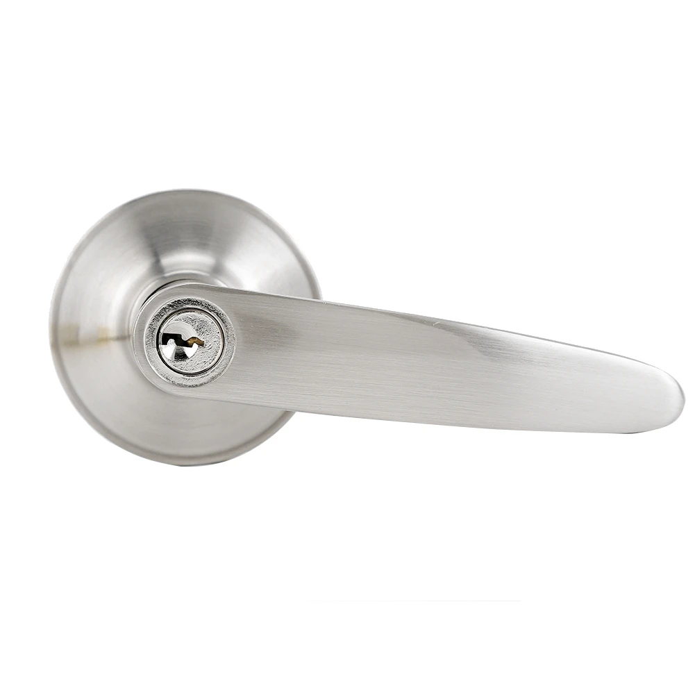 1 комплект безопасности входная дверь рычаг блокировки ручки с ключом вход