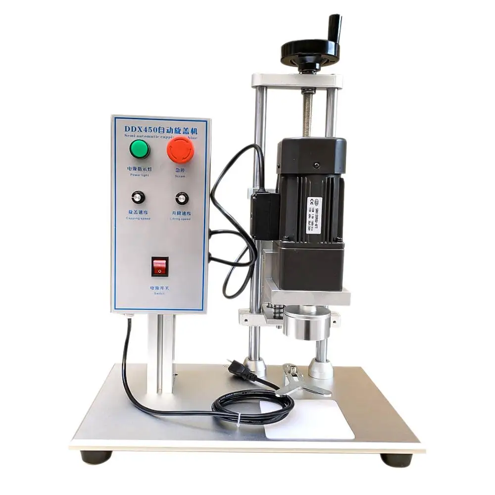 220V 65W 10-50mm Semi-automatic Desktop Automatic Capping Machine Packaging Bottle Cap Diameter | Бытовая техника