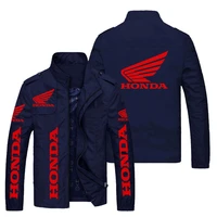 2022 new style men honda car red wing logo print jacket windbreaker loose punk harajuku motorcycle bike jacket men clothing coat