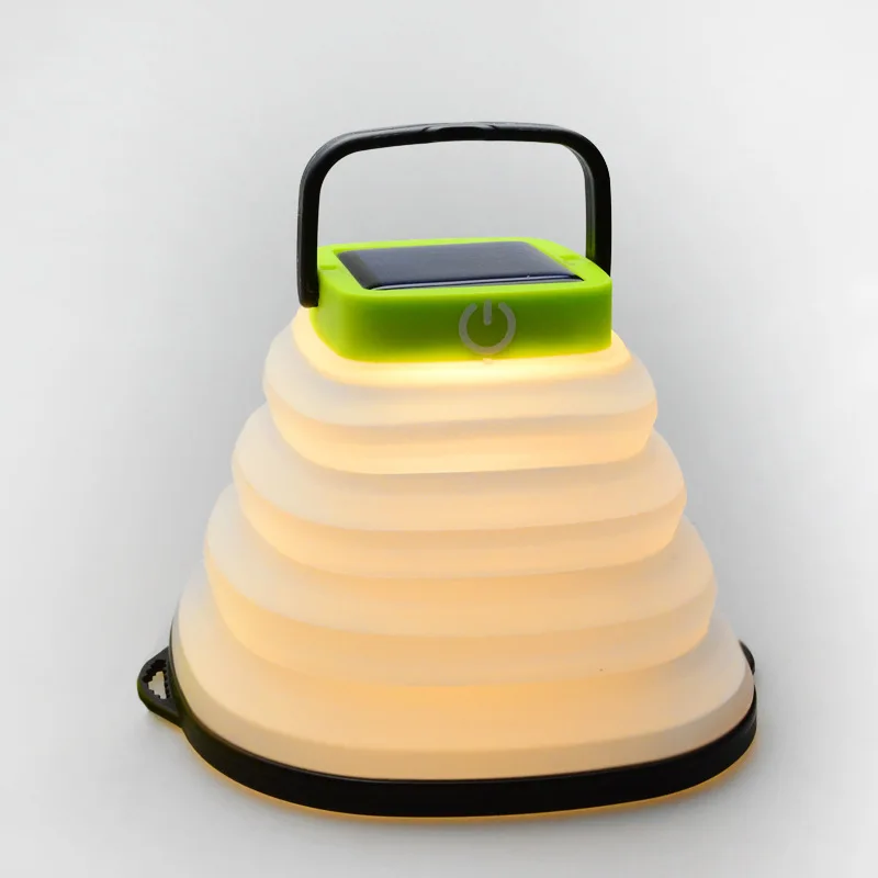 

Collapsible Solar Lamp Outdoor Folding Telescopic Camping Lantern Lamps Waterproof Fishing Tent Camp Hiking Infla