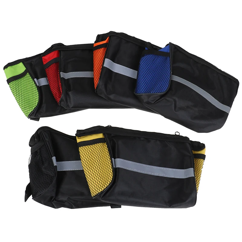 Полиэфирная передняя корзина для велосипеда прочная водонепроницаемая сумка на