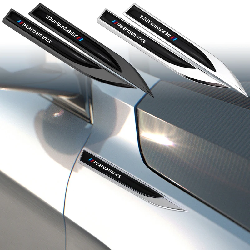 Пара наклеек на боковое крыло автомобиля эмблема ножа значок наклейки отделка