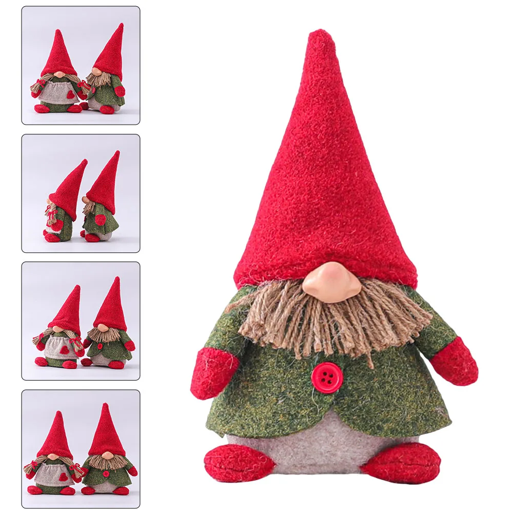 

1pc Long Hat Doll Decoration Faceless Dolls Party Ornaments Kid Lovely Doll Mother'S Day Hat Love Bow Faceless Doll Ornaments