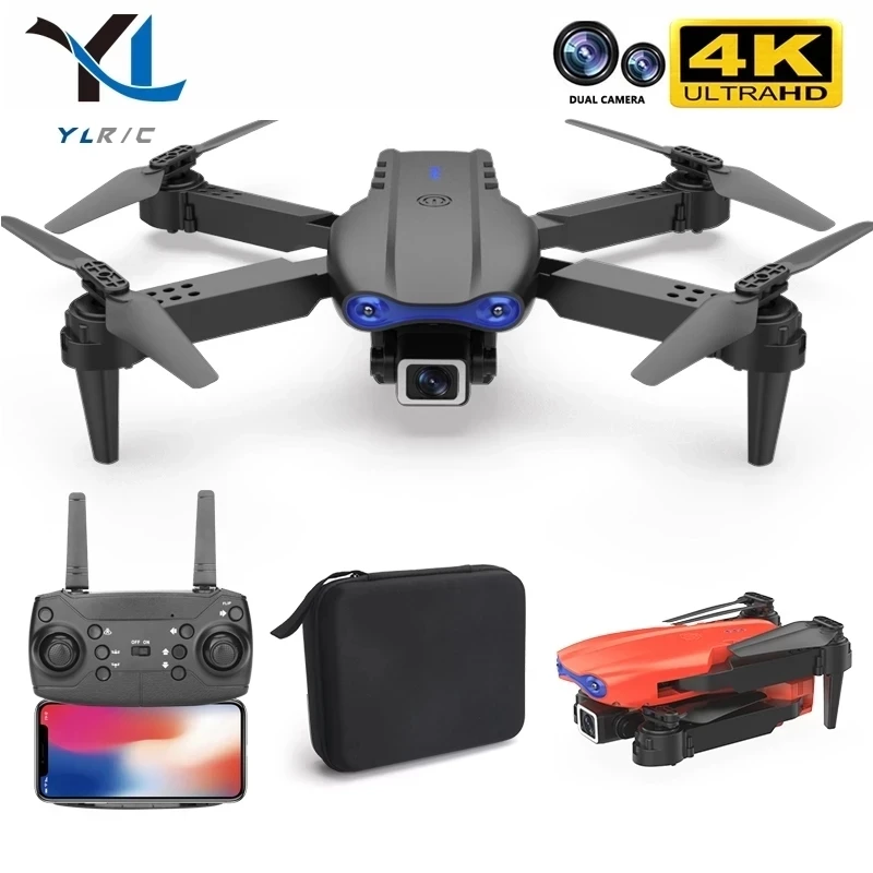 Новый K3 Дрон с разрешением 4K HD Двойная камера Складная Высота держит Wi Fi FPV 1080p в