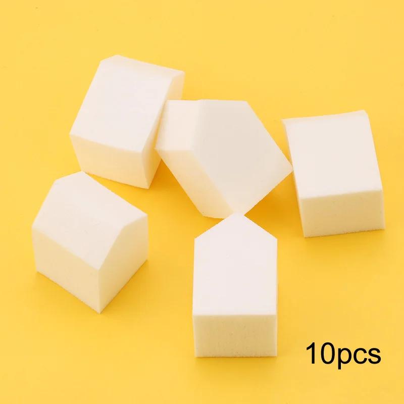 10pcs 10/20 шт Мягкий градиентный спонж для ногтей многогранный набор для дизайна ногтей переводная окраска штамповка DIY Гель-лак УФ-инструмент - Цвет: 10pcs