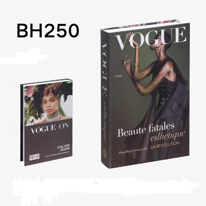 

Home Decor Detachable Fake Books Fashion Book Box Study Room Decorations Accessories Christmas Coffee Shop Model