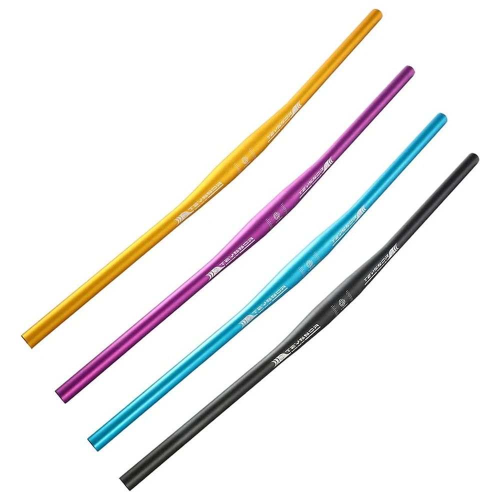 Teyssor Mountain Bike Flat Handlebar 31.8mm Aluminium Alloy MTB Handlebars 720mm 780mm