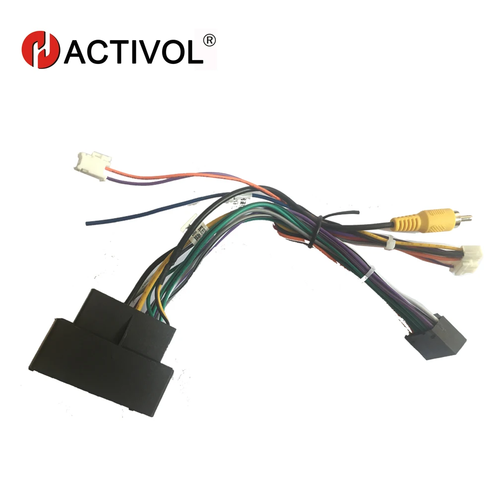 Автомобильный радиоприемник женский ISO штекер Адаптер Питания Жгут проводов