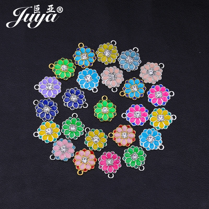 

30PCS Resin Charms For Jewelry Making DIY Earring Bracelet Necklace Colorful Lotus Flower Pendant Findings Crafts Accessories