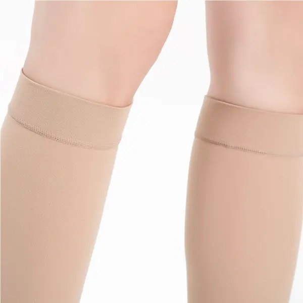 

Men Women Compression Stockings Knee High Open Toe Support Stockings Sport Protector Legwarmers18-21mm