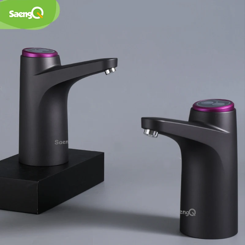 saengq automatic electric water dispenser household gallon drinking bottle switch smart water pump water treatment appliances free global shipping