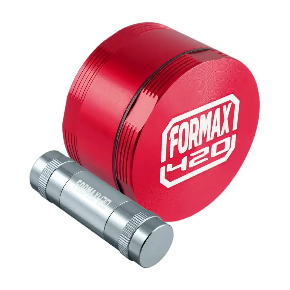 Formax420 4 части 62 мм серый алюминиевый измельчитель трав с пыльцеуловителем