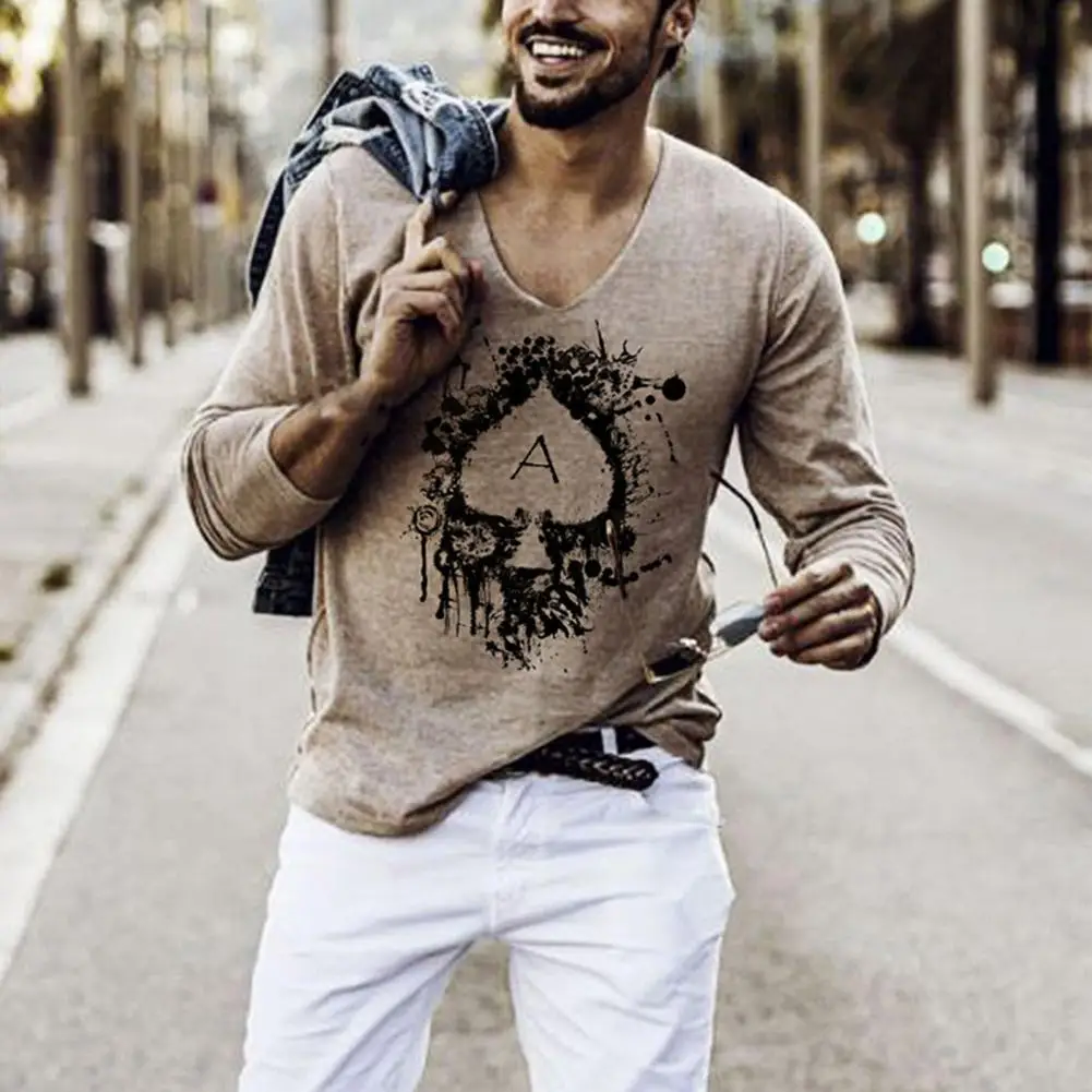 

Свитшот мужской с длинным рукавом и круглым вырезом, весна-осень