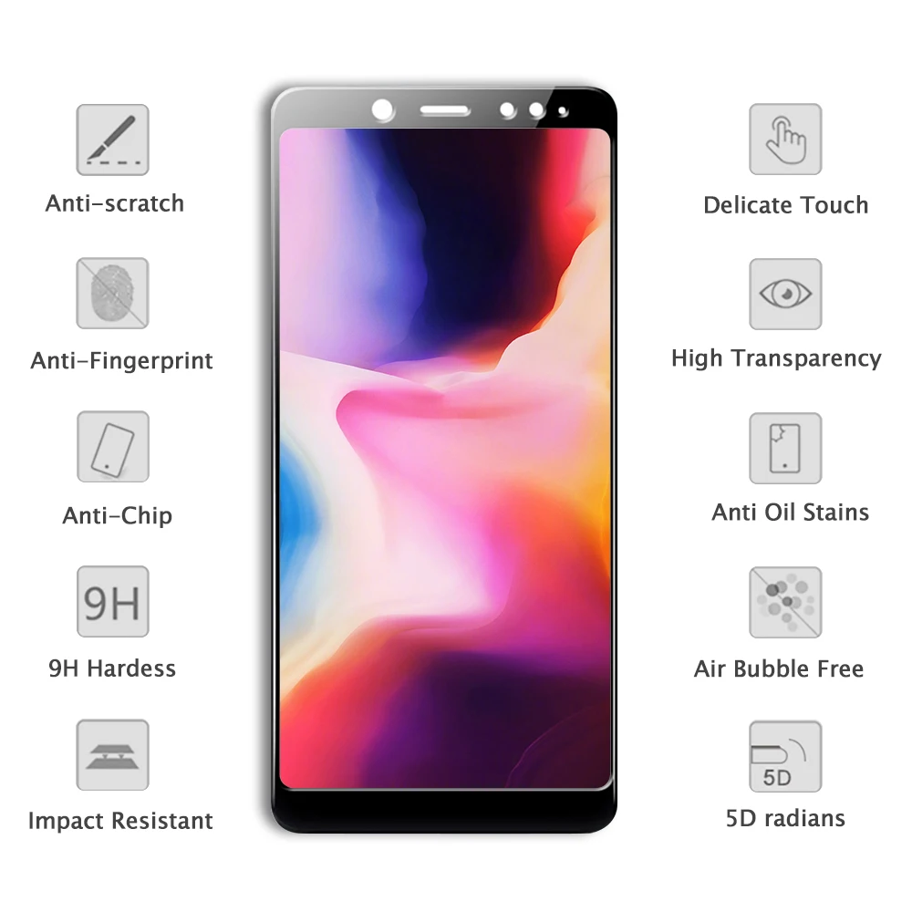 Wellzly 3D полное покрытие протектор экрана стекло для Xiaomi Redmi 5 6 6A 4X 5A закаленное Note Pro