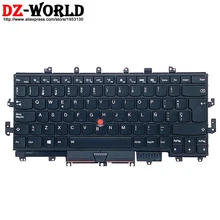 New Original ES Spanish Backlit Keyboard with Bracket for Lenovo Thinkpad X1 Yoga 1st Laptop 00JT871 01AW910