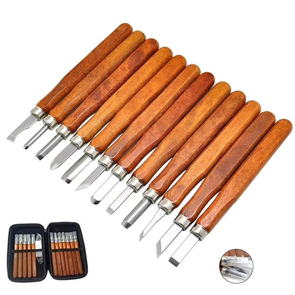 Инструменты для резьбы по дереву DIY 12 резьба долотом набор восковых и резных