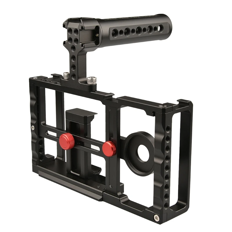 

2022 New VD-F1 Metal Handheld Video Camera Rabbit Cage Stabilizer with 3 Cold Shoe Mounts