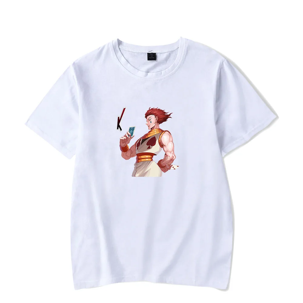 

Men's T-Shirt Fashion Anime Hunter x Hunter Hisoka T Shirt Cotton Short Sleeve Graphic Tees Funny tshirt Hip-Hop Tee Shirt Homme