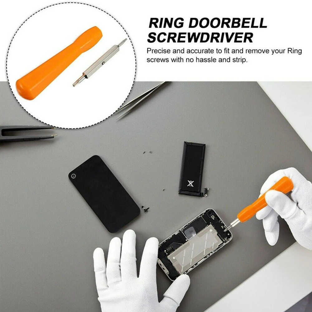 

2 In 1 Alloy Steel Security With Bits Durable Home Ergonomic DIY Compact Hand Tools Screwdriver Multifunction For Ring Doorbell