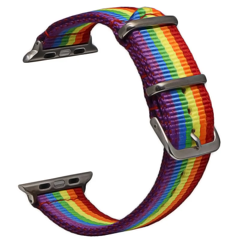 Ремешок для apple watch band apple watch 4 5 3 ремешок 44 мм/40 мм iwatch band 5 42 мм 38 мм correa pulseira нейлоновый ремешок для часов
