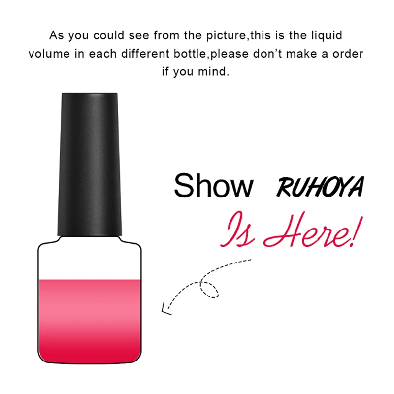 Ruhoya 5D Cat Eye Nail Gel Polish 8ml Magnetic Soak Off UV Varnish gem Art | Красота и здоровье