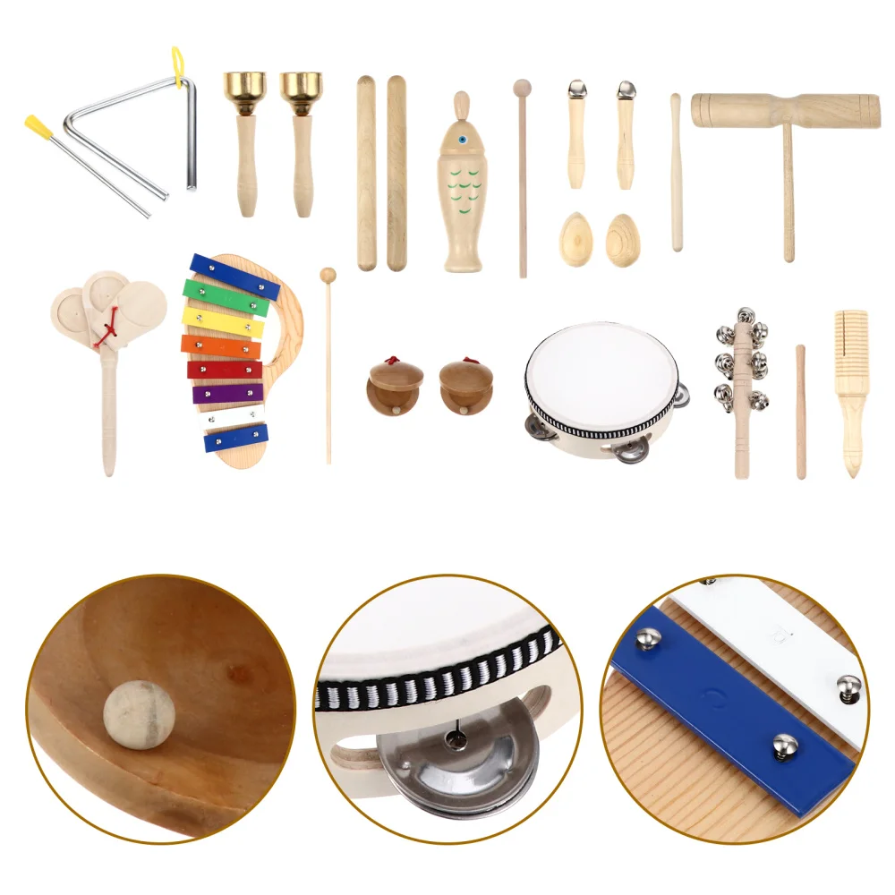 

13Pcs Toddler Musical Instruments Percussion Kids Preschool Education Supply