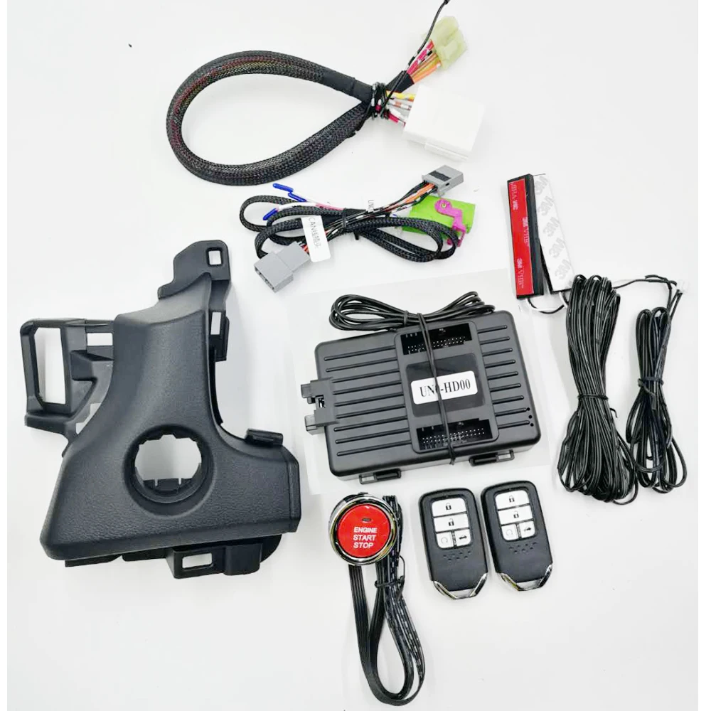 

For Honda CRV 2017 to 2021 Add Push Button Start Stop Car Alarm Phone App Remote Control Car System Central Locking System