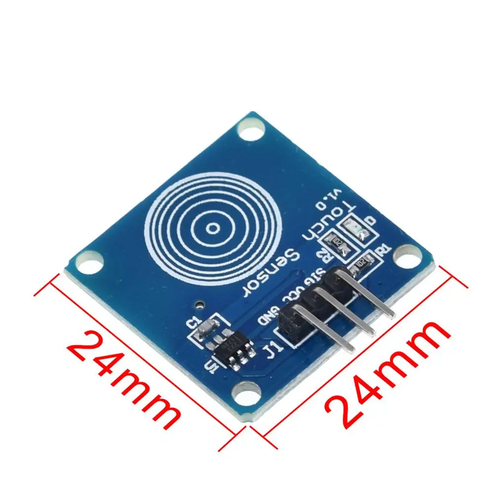 TZT TTP223B 1-канальный пробег цифровой сенсорный датчик емкостный переключатель