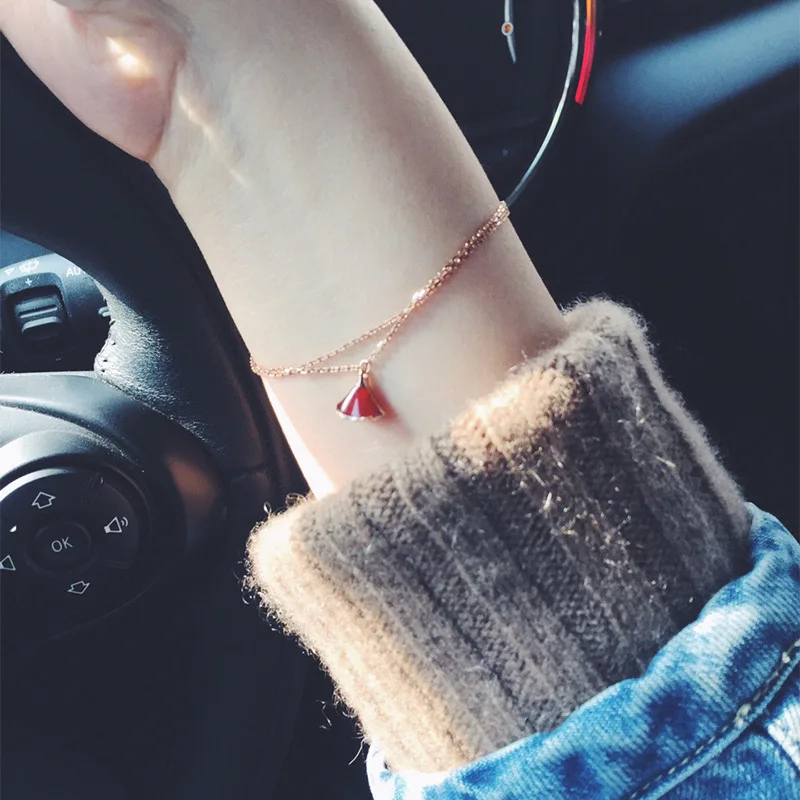 

Wholesale luxury new fine jewelry real S925 sterling silver fan shell bracelets fashion accessories bracelet wristlet cuff jewel