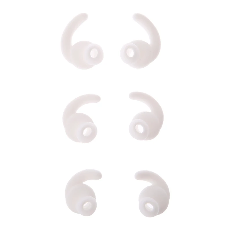 

T21B 3 Pair Universal Silicone Bluetooth Earbuds Cover With Ear Hook for Sports Bluetooth Headset Earphone S/M/L