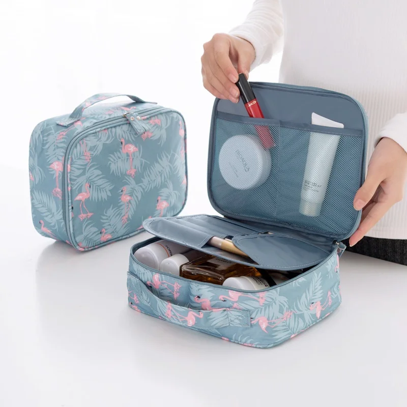 

Travel Waterproof Portable Unisex Makeup Bag High Capacity Travel Organizer Storage Cosmetic Cases Zipper Wash Beauty Pouch Case