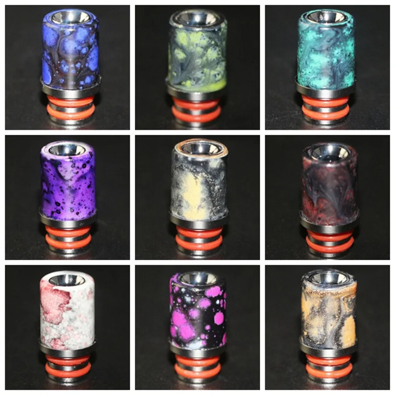 

510 Drip Tip Resin Colorful Mouthpiece For 510 Drip Atomizer