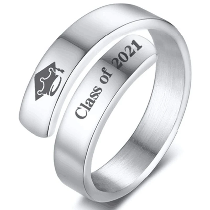 Кольцо мужское класс 2021 братское кольцо подарок на выпускной | Украшения и