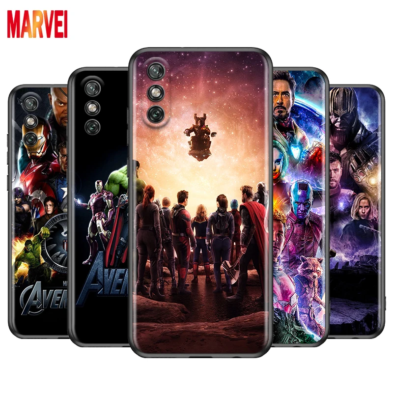 

Fashion Marvel Avengers For Huawei Y9S Y6S Y8S Y9A Y7A Y8P Y7P Y5P Y6P Y7 Y6 Y5 Pro Prime 2020 2019 2018 Black Phone Case