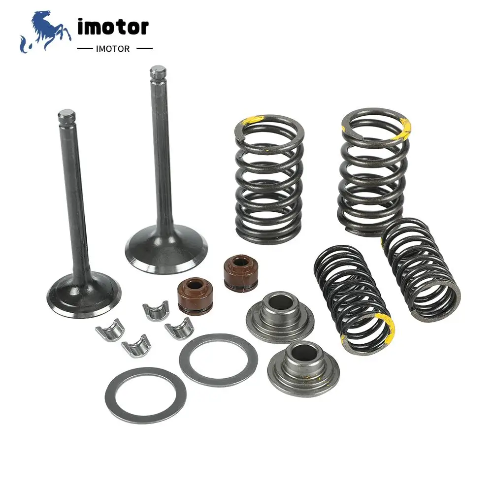 

Впускной Выхлопной Клапан мотоцикла, пружины Comp, уплотнение хлопка в сборе для Lifan 125-150 куб. См, горизонтальный двигатель, грязь, питбайк, гря...