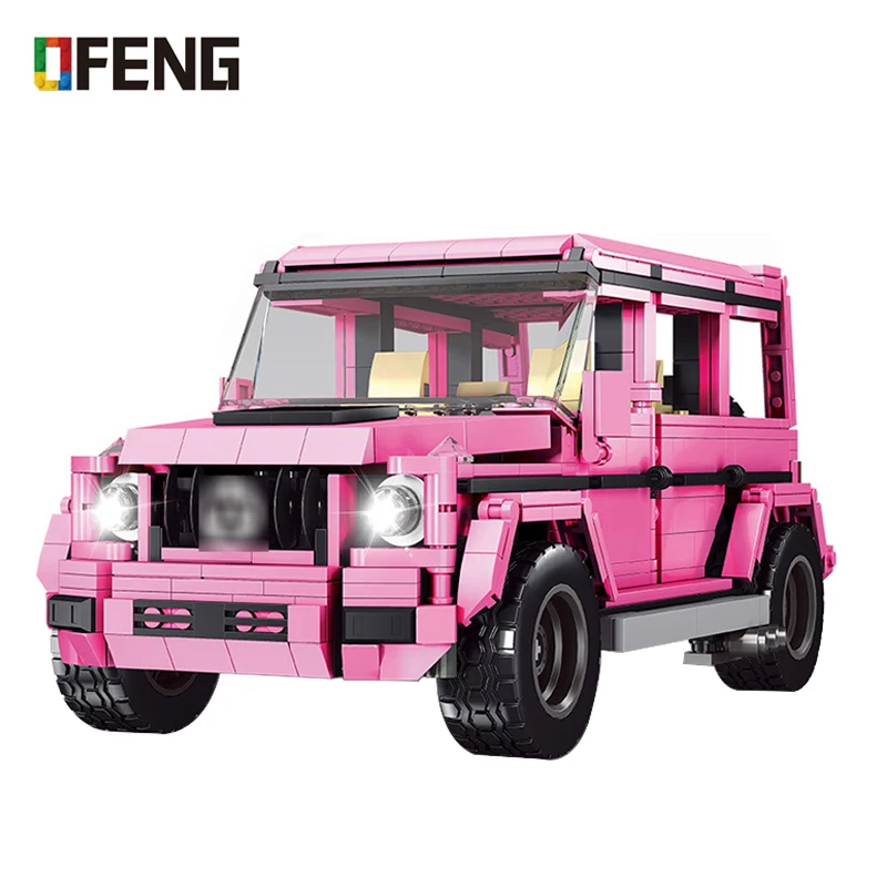 

RC Forded Mustanged Hoonicorn RTR V2 Model Building Block MOC-50011 Racing Car Led Bricks Toys Kids Gifts